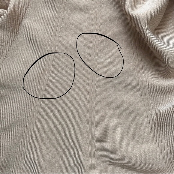 SOLD!! Bebe Bandage Flare Skirt Small - Picture 5 of 6